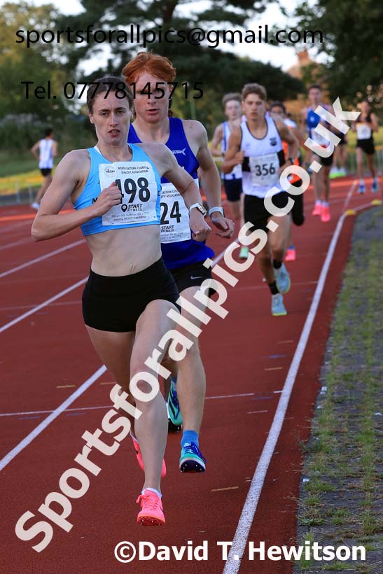 3000 metres, 2024 NEGP 6, Monkton Stadium,  Wednesday, August 14th.  Photo: David T. Hewitson/Sports for All Pics